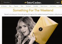 InterCasino Weekend Promotion