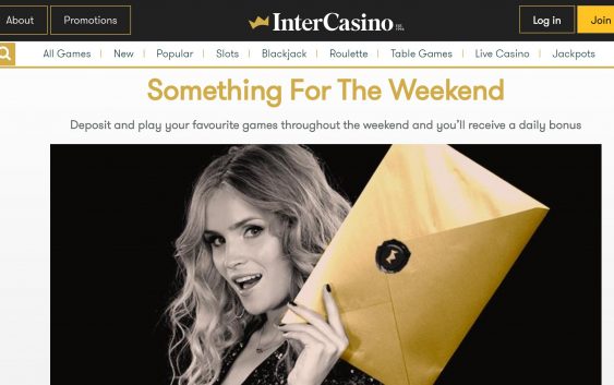 intecasino weekend promotion