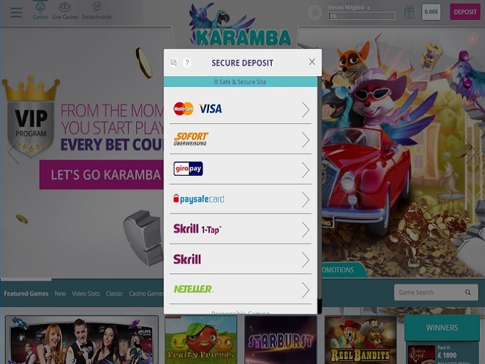 Karamba_casino_banking