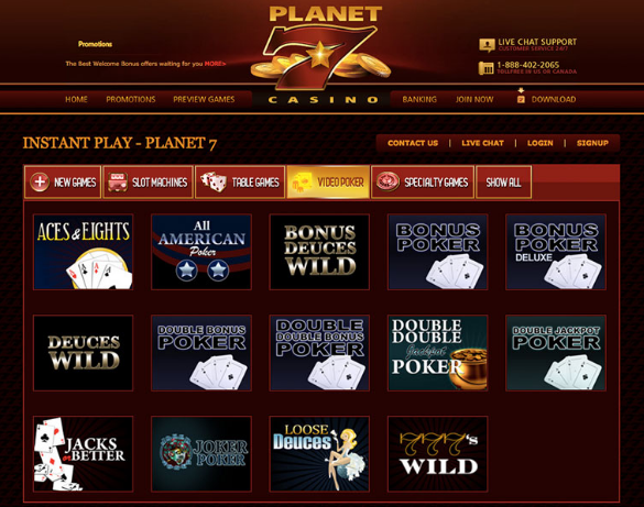 planet 7 Casino
